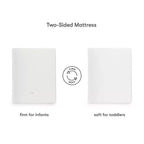 4" Midi Crib Mattress with Hybrid Quilted Waterproof Cover: Medium Firm, 100% Organic Cotton, Breathable, Foam
