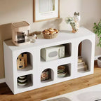 59 Console Table, Modern Storage Organizer, Entryway Table Sofa Table Behind Couch for Living Room, Hallway, Foyer