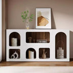 59 Console Table, Modern Storage Organizer, Entryway Table Sofa Table Behind Couch for Living Room, Hallway, Foyer