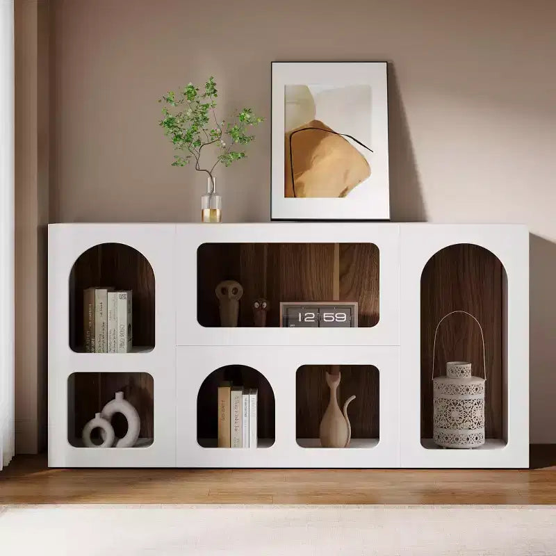 59 Console Table, Modern Storage Organizer, Entryway Table Sofa Table Behind Couch for Living Room, Hallway, Foyer