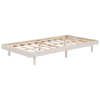 Modern Design Full Floating Platform Bed Frame for Grey Color