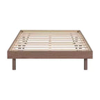 Modern Design Full Floating Platform Bed Frame for Grey Color