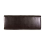 Contemporary Birch Wood Upholstered Storage Ottoman