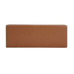Contemporary Birch Wood Upholstered Storage Ottoman
