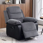 Power Lift Recliner Chair with Massage and Heat, Electric Lift Chair with Remote Controllers and Side Pockets, Gray