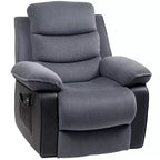 Power Lift Recliner Chair with Massage and Heat, Electric Lift Chair with Remote Controllers and Side Pockets, Gray
