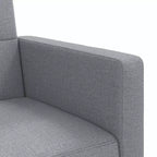 Sofa Bed Loveseat Convertible Sofa Bed with Cushions for Studio Fabric - Light Gray