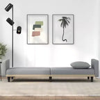 Sofa Bed Loveseat Convertible Sofa Bed with Cushions for Studio Fabric - Light Gray