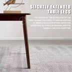 Dining Table Kitchen Table 47 Rectangular for Small Spaces
