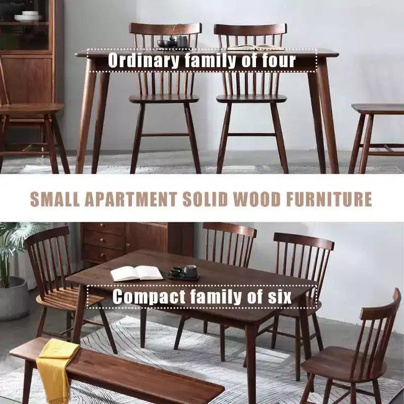 Dining Table Kitchen Table 47 Rectangular for Small Spaces
