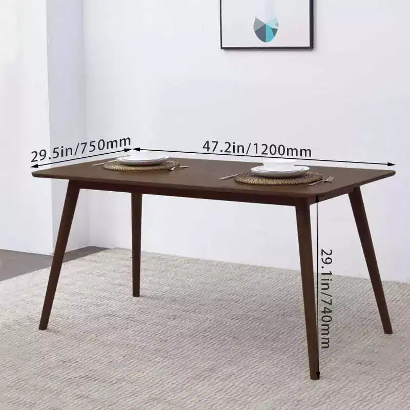 Dining Table Kitchen Table 47 Rectangular for Small Spaces