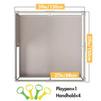 59x59in Baby Playpen  Safe and Durable Activity Fence for Babies and Toddlers, Indoor & Outdoor Use, Perfect for Playtime and Learning