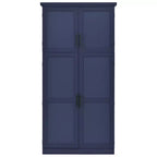 35.5 Freestanding Kitchen Pantry Cabinet with 4 Doors and Pull-out Trays