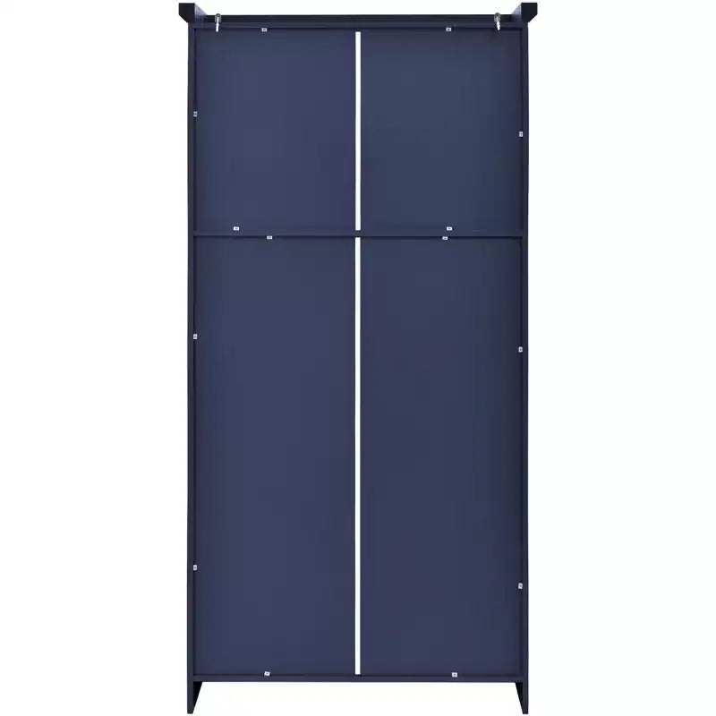 35.5 Freestanding Kitchen Pantry Cabinet with 4 Doors and Pull-out Trays