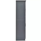 35.5 Freestanding Kitchen Pantry Cabinet with 4 Doors and Pull-out Trays
