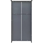 35.5 Freestanding Kitchen Pantry Cabinet with 4 Doors and Pull-out Trays