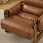 Faux Leather Leisure Lounge Chair