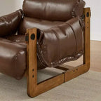 Faux Leather Leisure Lounge Chair