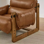 Faux Leather Leisure Lounge Chair