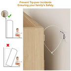 5-Tier Rattan Shoe Cabinet Storage Organizer with 2 Doors Adjustable Wooden Entryway Hallway Closet Living Room Natural