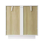 Modern Storage Cabinet with Acrylic Doors and Adjustable Shelf
