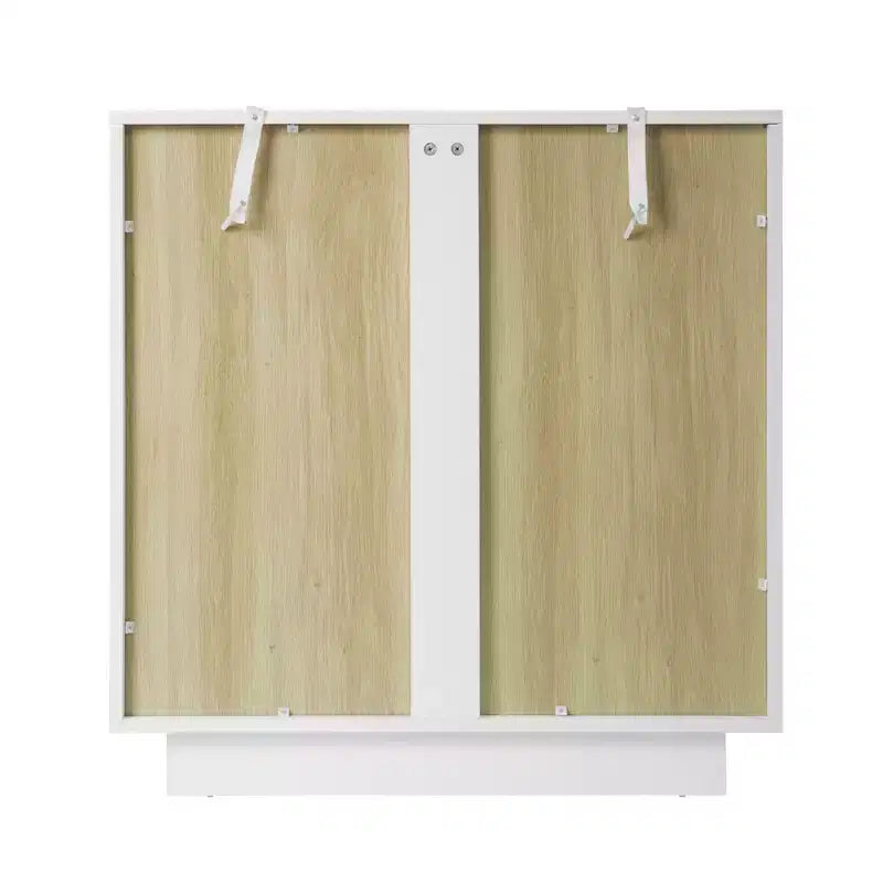 Modern Storage Cabinet with Acrylic Doors and Adjustable Shelf