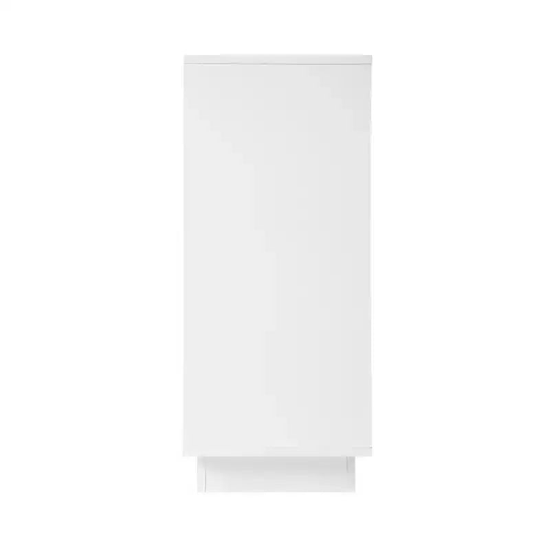 Modern Storage Cabinet with Acrylic Doors and Adjustable Shelf