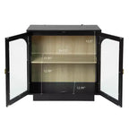 Modern Storage Cabinet with Acrylic Doors and Adjustable Shelf