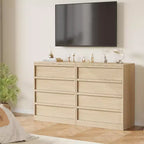 4 Drawer Dresser for Bedroom,Modern Simply Chest of Drawers, Wood Storage Dresser with Deep Drawers for Living Room Hallway Entryway