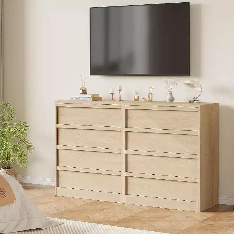 4 Drawer Dresser for Bedroom,Modern Simply Chest of Drawers, Wood Storage Dresser with Deep Drawers for Living Room Hallway Entryway