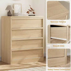 4 Drawer Dresser for Bedroom,Modern Simply Chest of Drawers, Wood Storage Dresser with Deep Drawers for Living Room Hallway Entryway