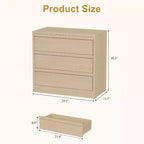 4 Drawer Dresser for Bedroom,Modern Simply Chest of Drawers, Wood Storage Dresser with Deep Drawers for Living Room Hallway Entryway
