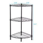 31.5 in.H X 13.8 in.W X 13.8 in.D Corner Wire Shelving