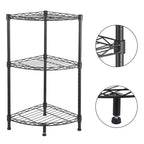 31.5 in.H X 13.8 in.W X 13.8 in.D Corner Wire Shelving