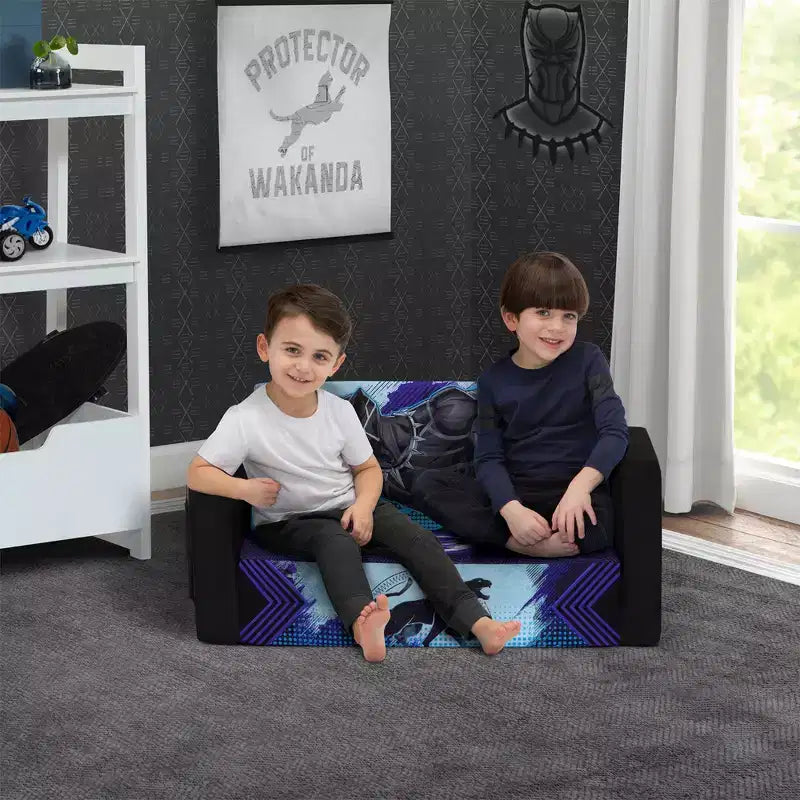 Black Panther Flip-Out Sofa to Lounger