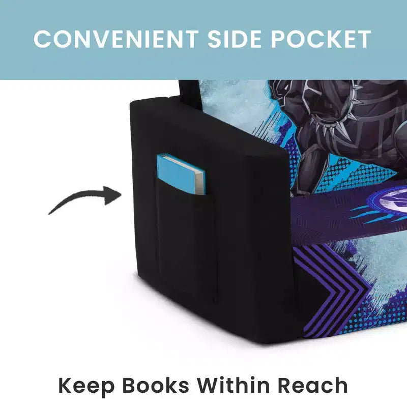 Black Panther Flip-Out Sofa to Lounger