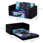 Black Panther Flip-Out Sofa to Lounger