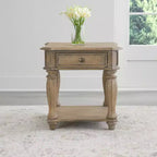 End Table in Weathered Bisque