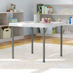 Kid's Plastic Folding Table with Locking Legs