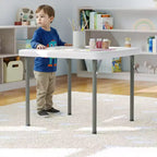 Kid's Plastic Folding Table with Locking Legs