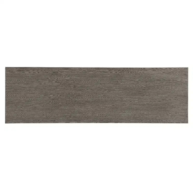 Washed Gray Server: Contemporary Style, Veneer Finish, Glass Doors, 3 Drawers
