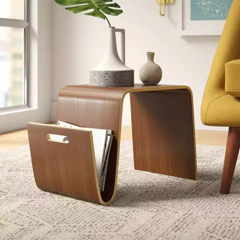 End Table Plywood and Ash Veneer