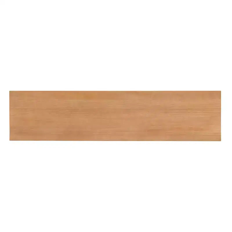 Natural Traditional Solid Pine Double Pedestal Bench