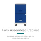 18 Deep 2-Drawer Letter Width Vertical File Cabinet
